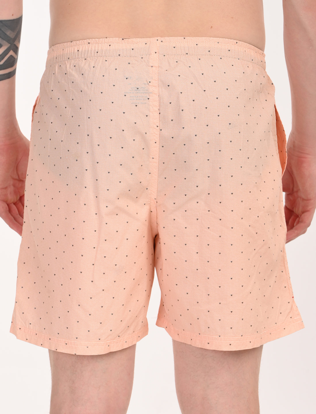 Crosscreek Men’s Boxer Shorts – 2-Pack | Peach Micro Dot & Navy Strawberry Print | Soft Cotton Style