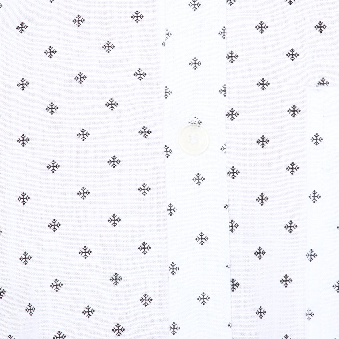 Crosscreek Men White Printed Casual Shirt Crosscreek