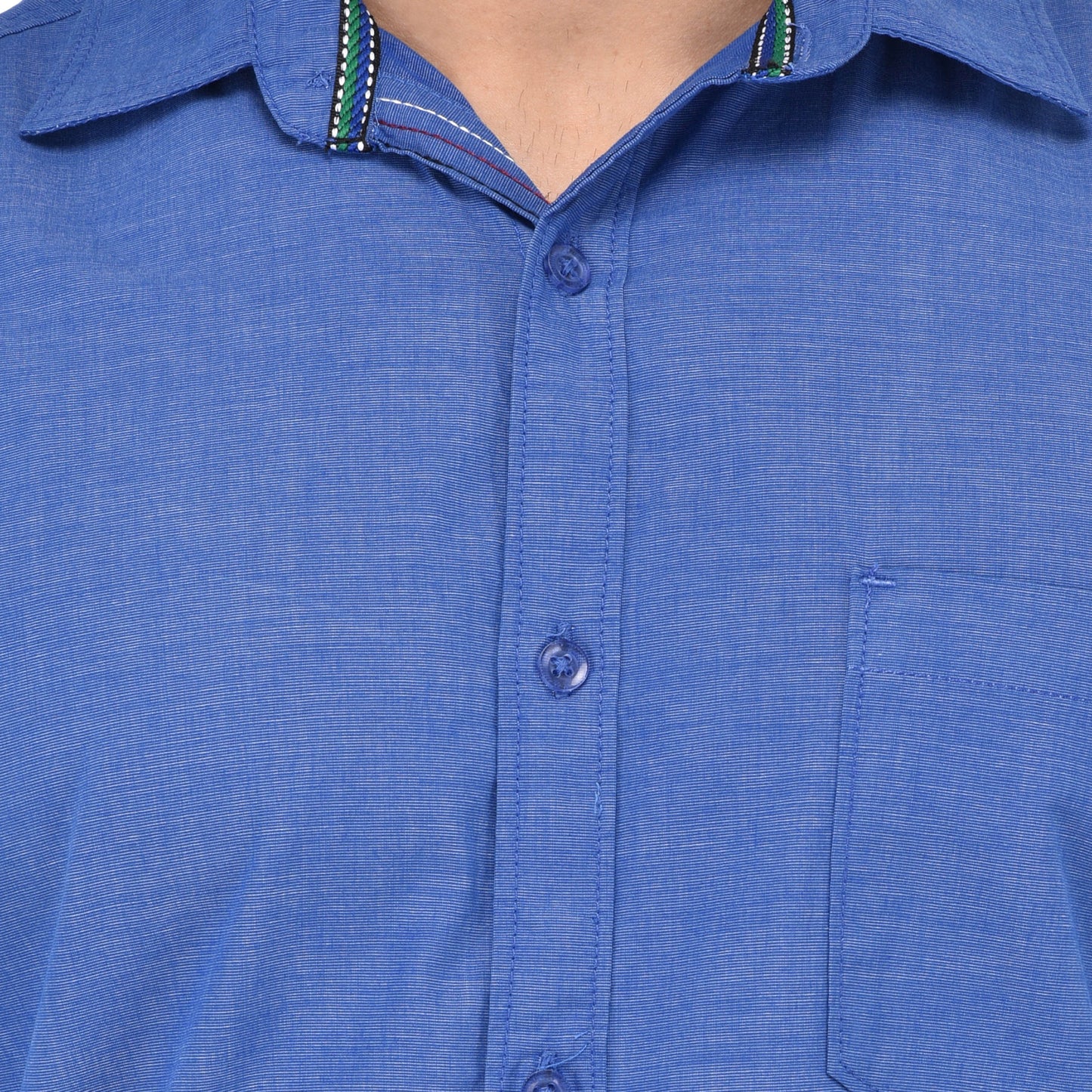 Crosscreek Men Blue Fil-A-Fil Casual Shirt Crosscreek