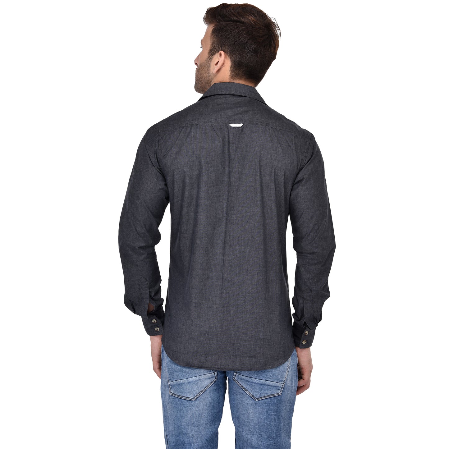 Crosscreek Men Black Fil-A-Fil Casual Shirt Crosscreek