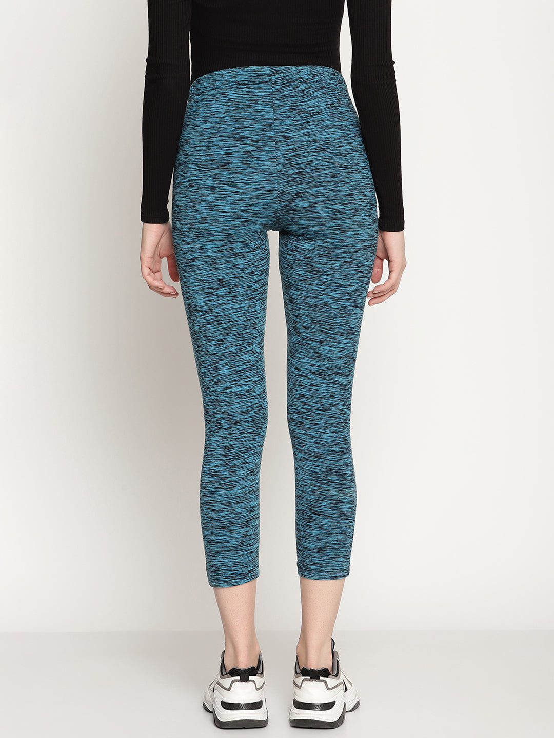 Wolfpack Royal Blue 3/4th Women Leggings