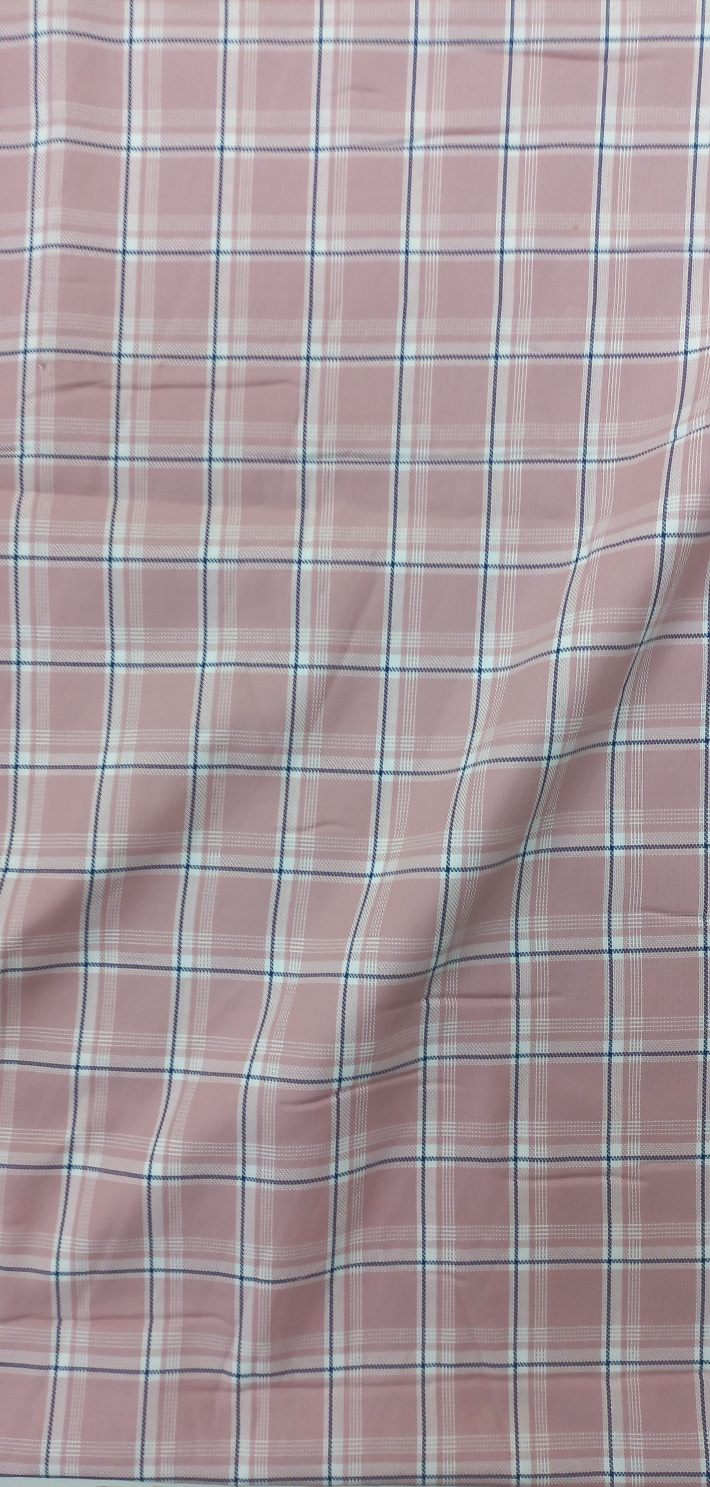 Rose Yarn Dyed Checks Cotton Unstitched Men's Shirt Piece (Width 58 Inch | 1.60 Meters)