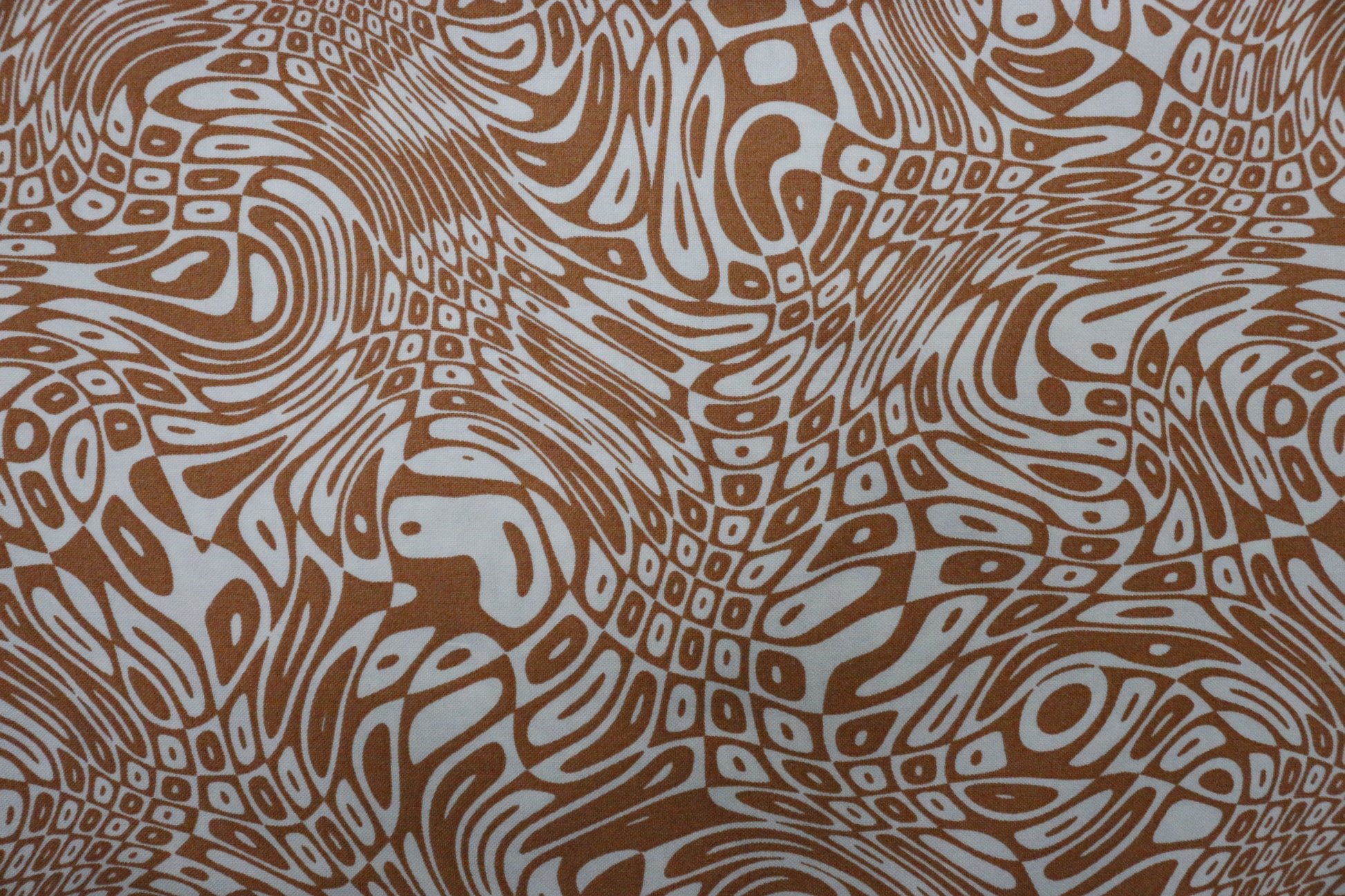 Brown Printed Cotton Unstitched Men's Shirt Piece