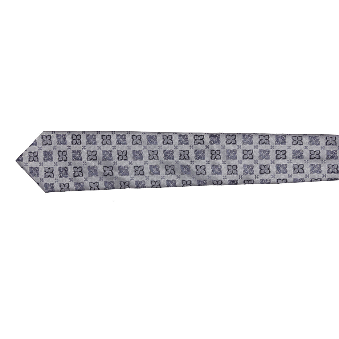 Crosscreek Men Silver Ties & Cufflink Set Crosscreek