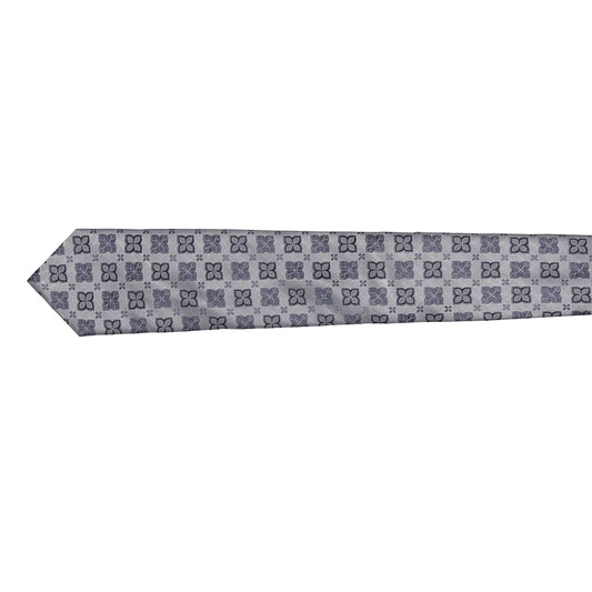 Crosscreek Men Silver Ties & Cufflink Set Crosscreek