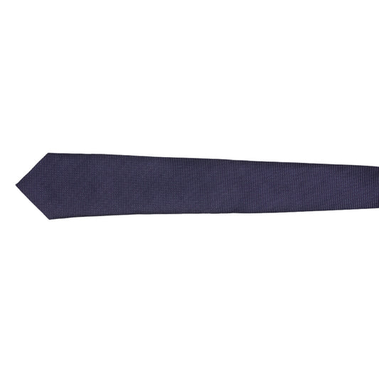 Crosscreek Men Navy Blue Ties & Cufflink Set Crosscreek