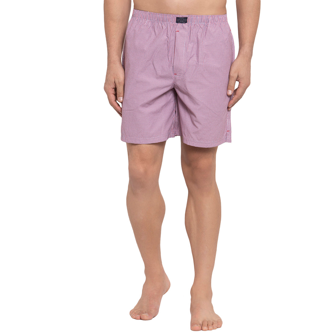 Crosscreek Men Red Checks Boxers Crosscreek
