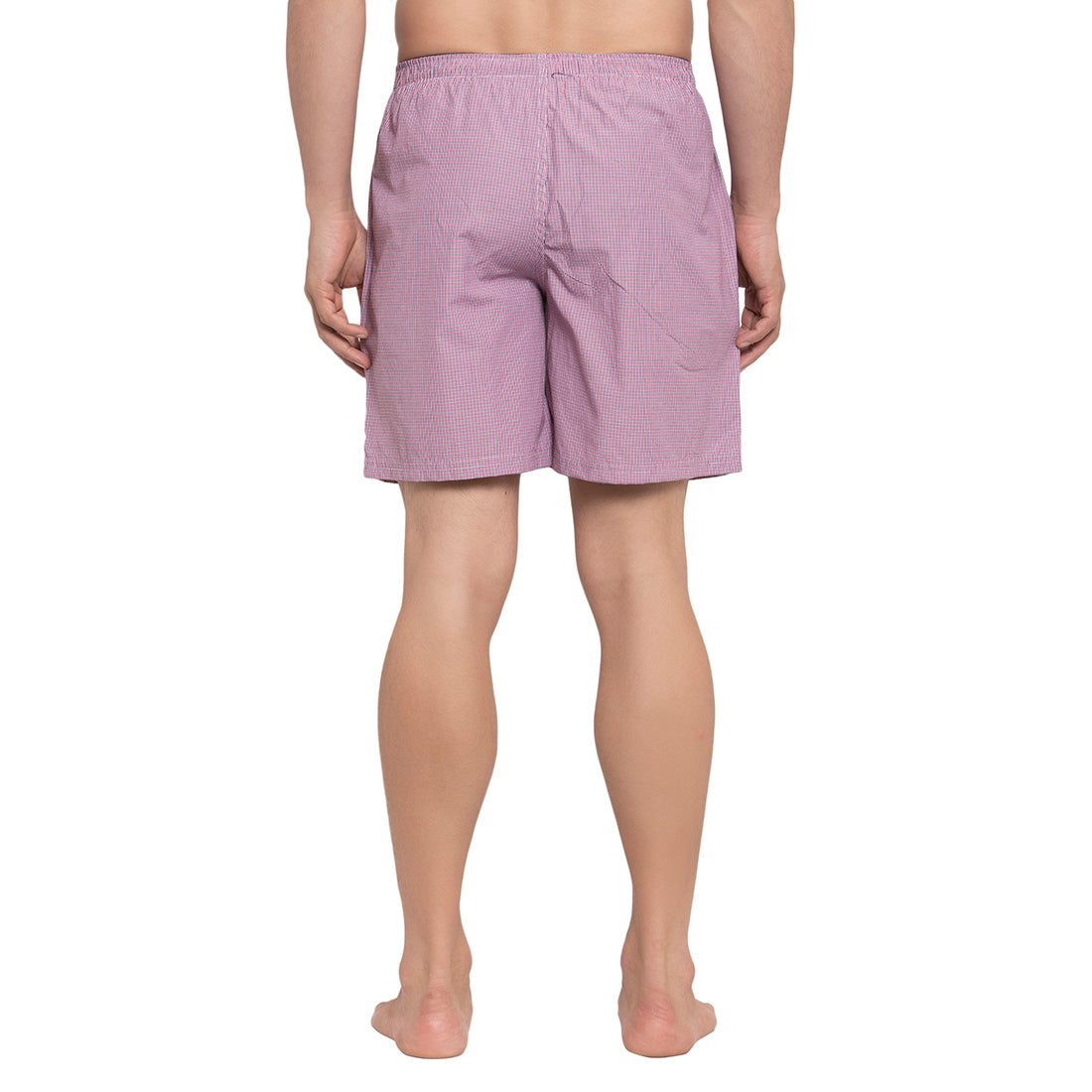 Crosscreek Men Red Checks Boxers Crosscreek