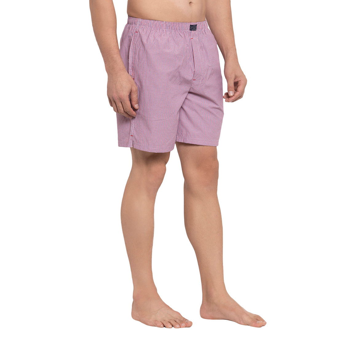 Crosscreek Men Red Checks Boxers Crosscreek