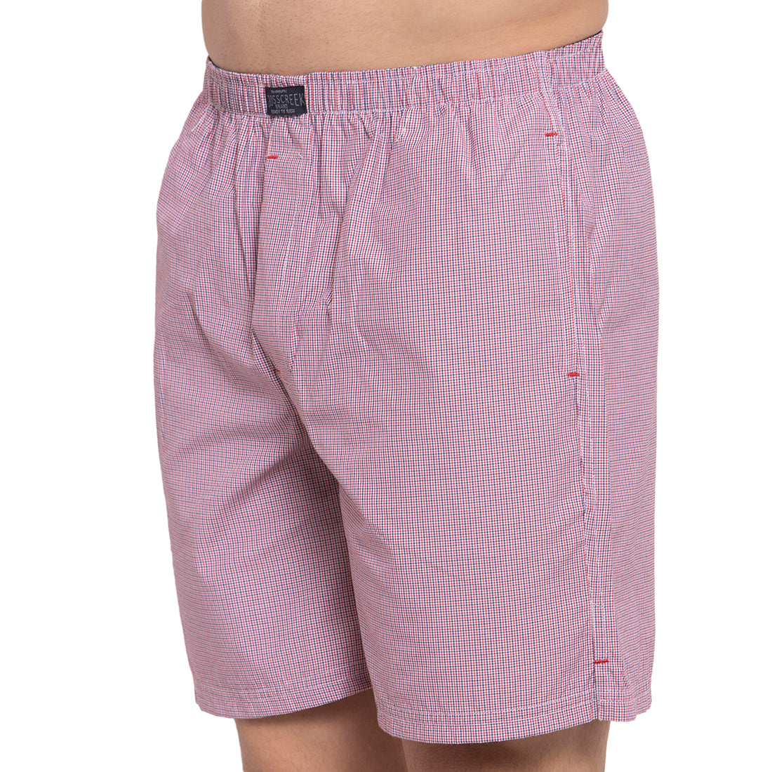 Crosscreek Men Red Checks Boxers Crosscreek