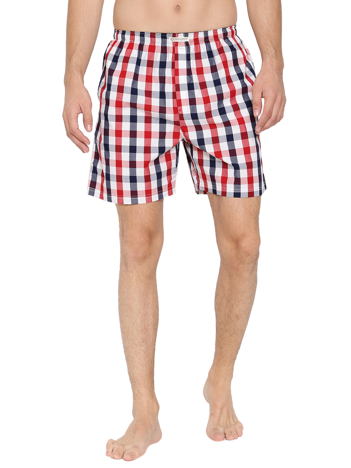 Crosscreek Men Multicolored Checked Boxer Shorts Crosscreek