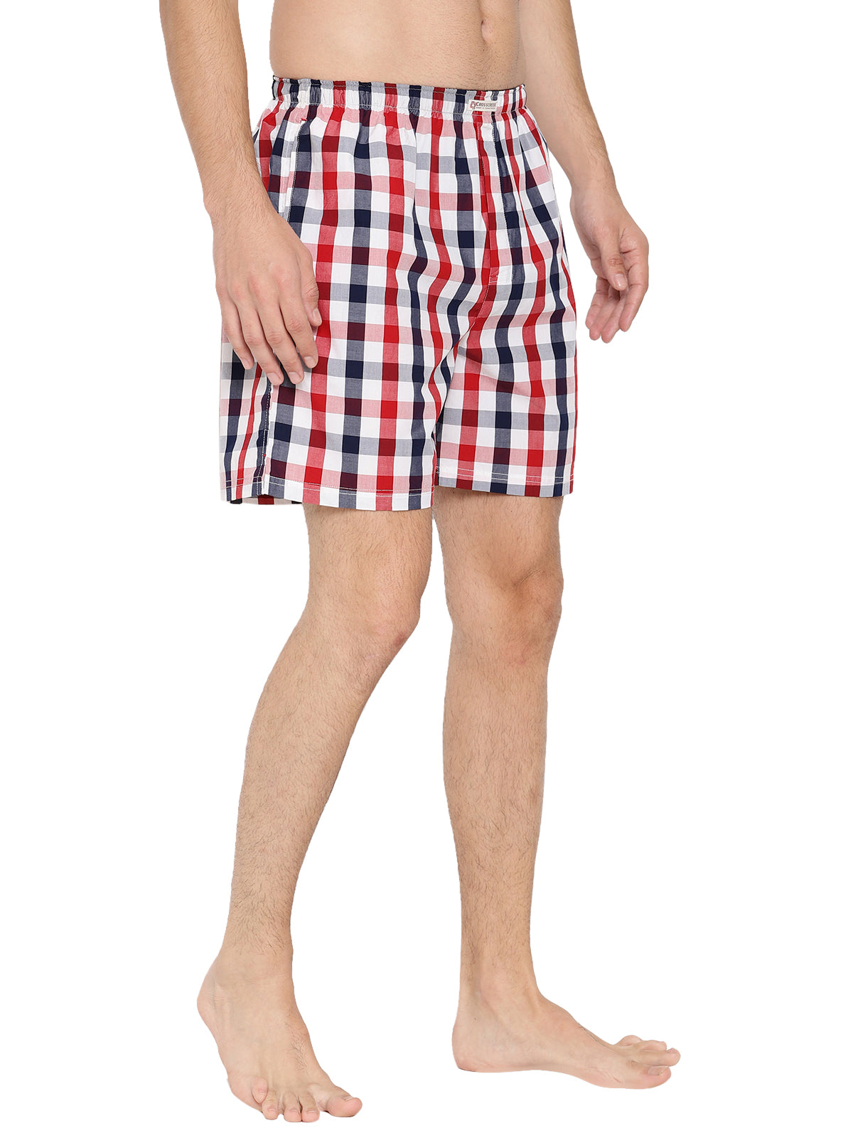 Crosscreek Men Multicolored Checked Boxer Shorts Crosscreek