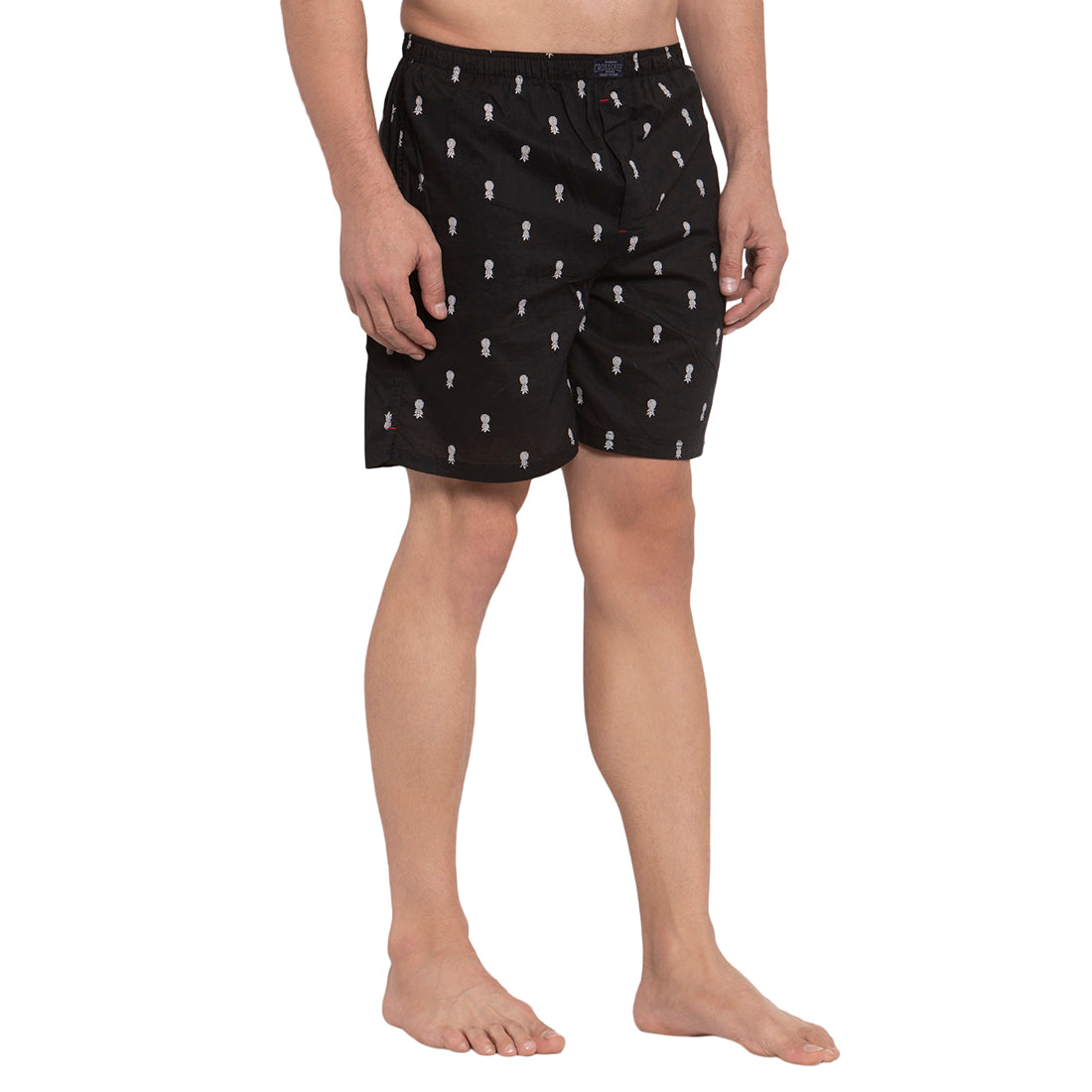 Crosscreek Men Black Printed Boxers Crosscreek