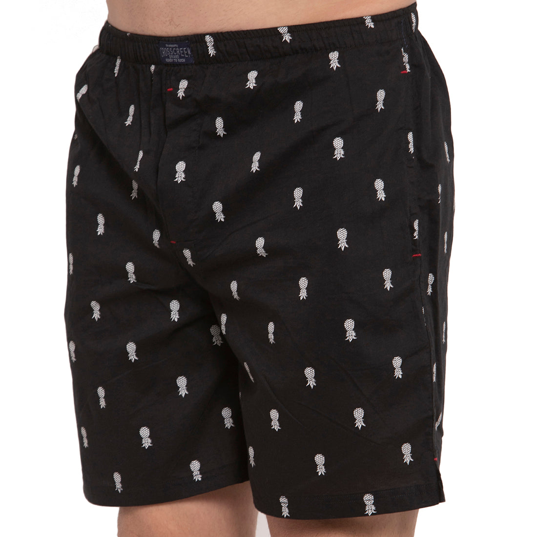 Crosscreek Men Black Printed Boxers Crosscreek