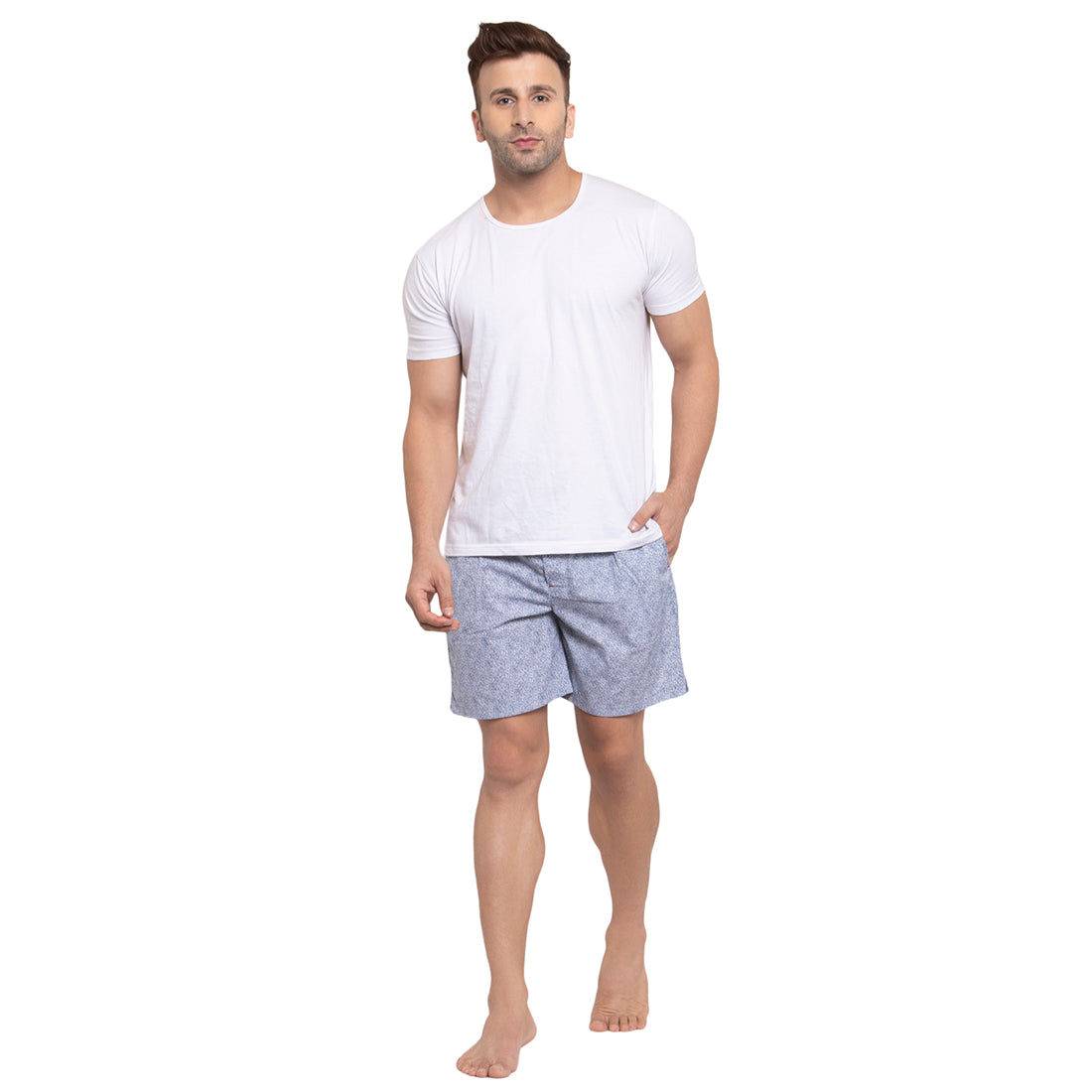 Crosscreek Men Blue Printed Boxers Crosscreek