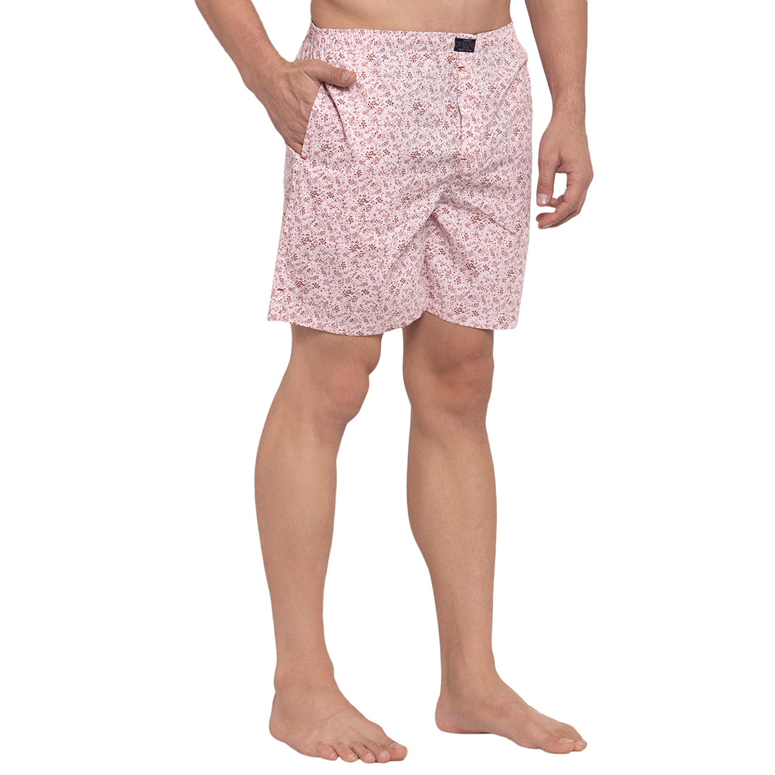 Crosscreek Men Rose Printed Boxers Crosscreek