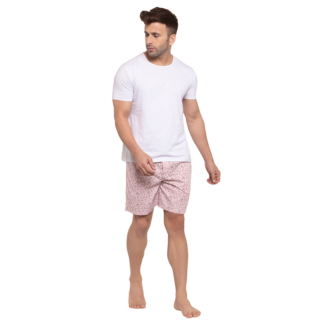 Crosscreek Men Rose Printed Boxers Crosscreek