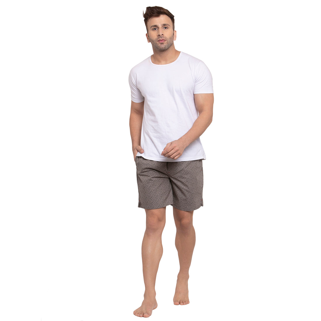 Crosscreek Men Olive Printed Boxers Crosscreek