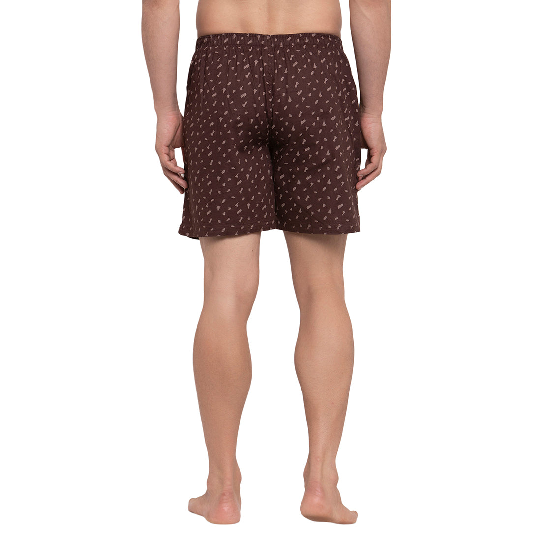 Crosscreek Men Brown Printed Boxers Crosscreek