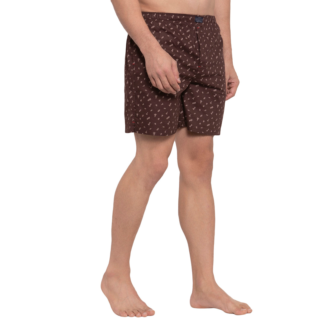 Crosscreek Men Brown Printed Boxers Crosscreek