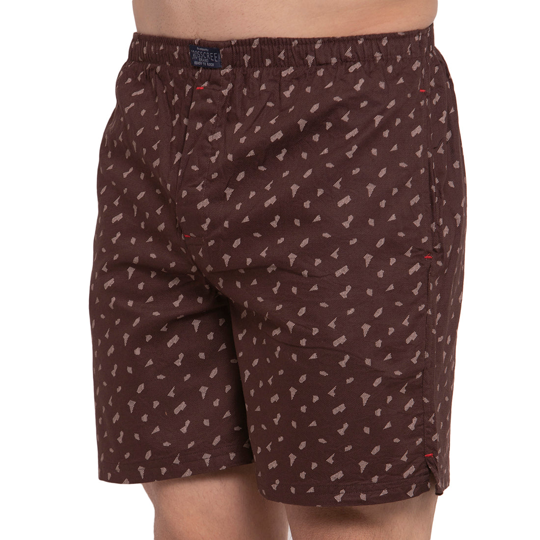 Crosscreek Men Brown Printed Boxers Crosscreek
