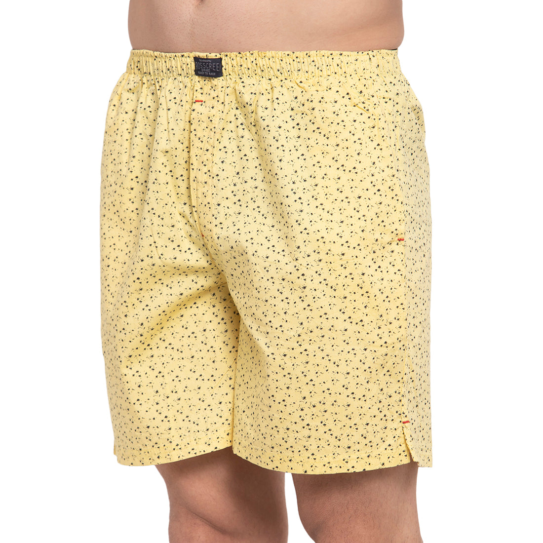 Crosscreek Men Yellow Printed Boxers Crosscreek