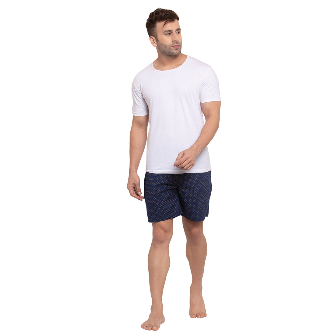 Crosscreek Men Navy Blue Printed Boxers Crosscreek