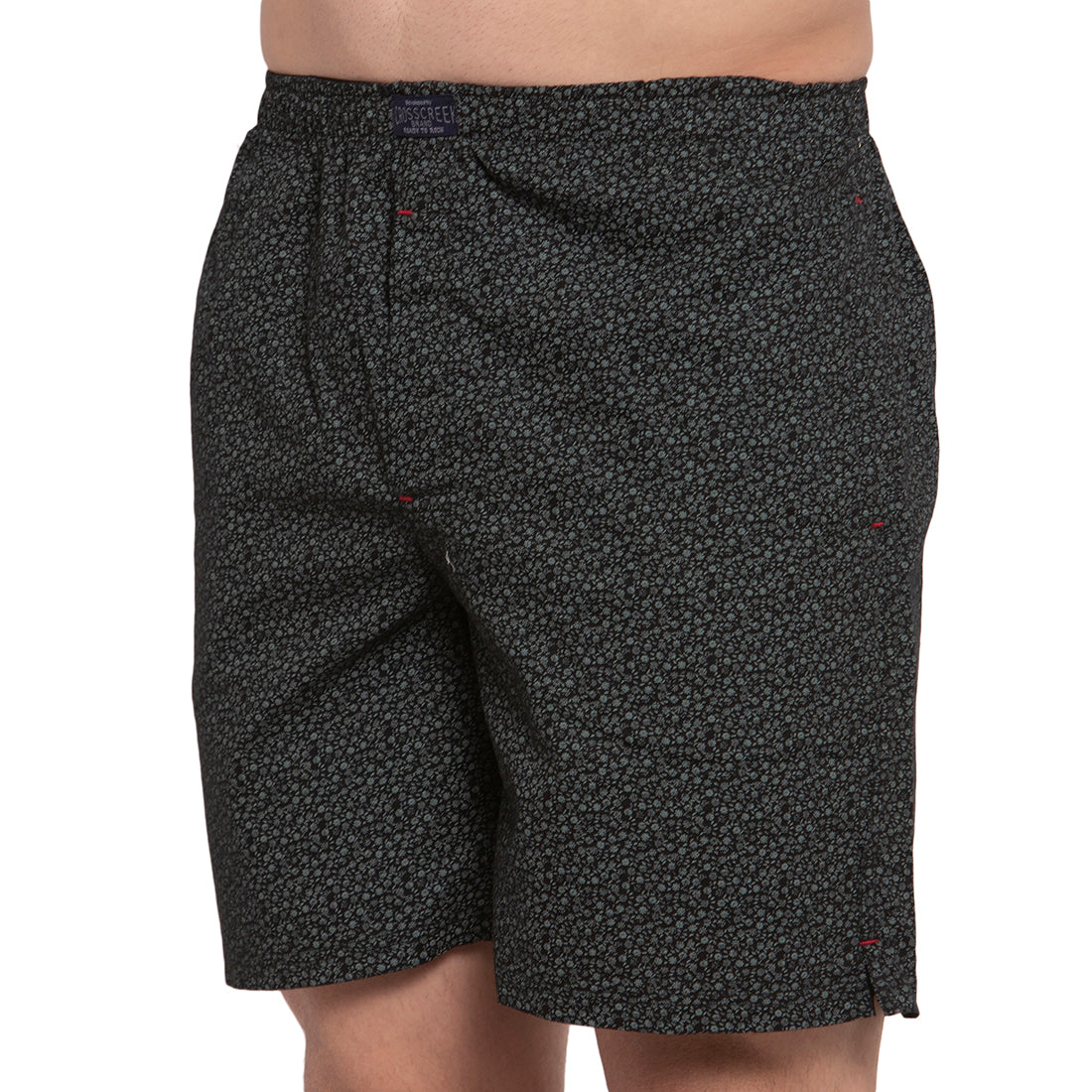 Crosscreek Men Black Printed Boxers Crosscreek