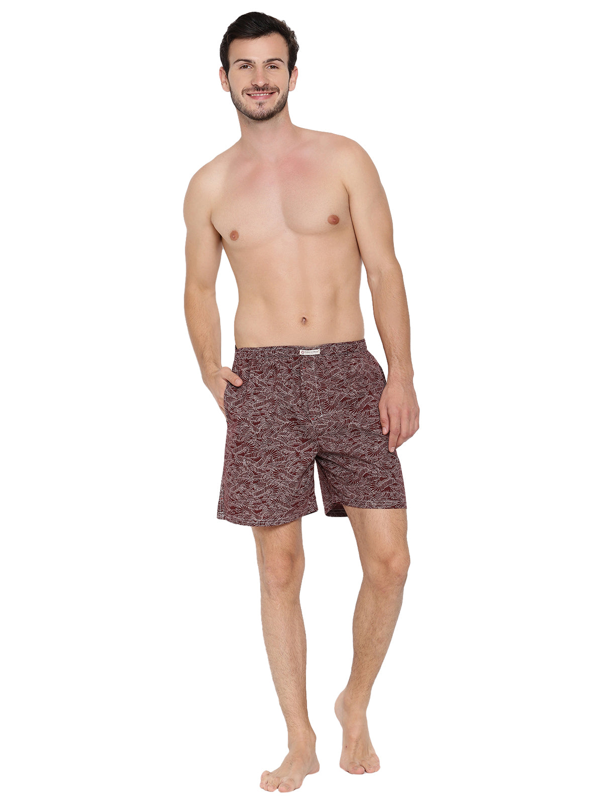 Crosscreek Men Brown Printed Boxer Shorts Crosscreek