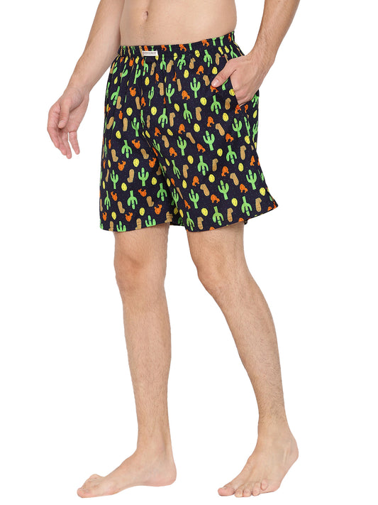 Crosscreek Men Multi Color Printed Boxer Shorts Crosscreek