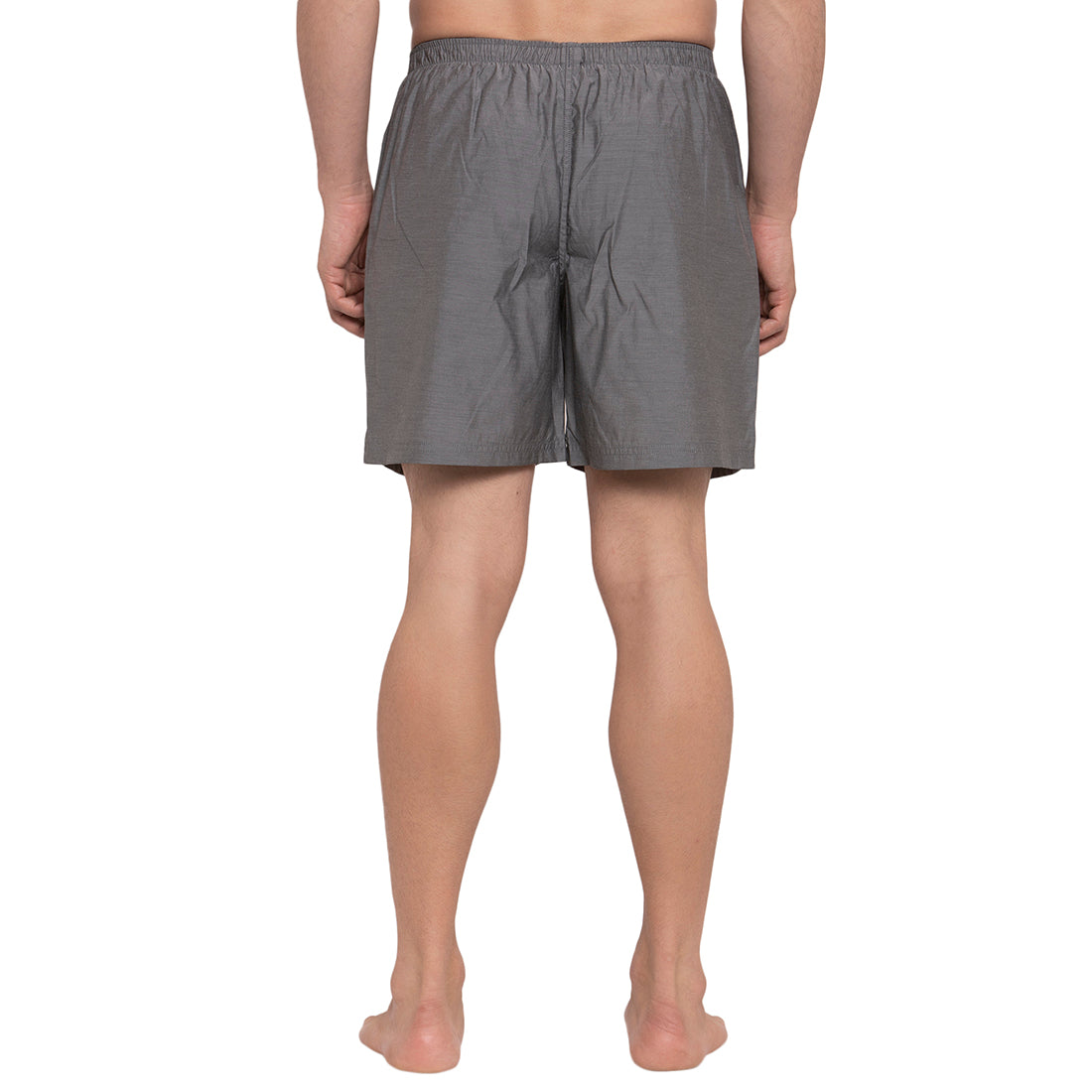 Crosscreek Men Grey Solid Boxers Crosscreek