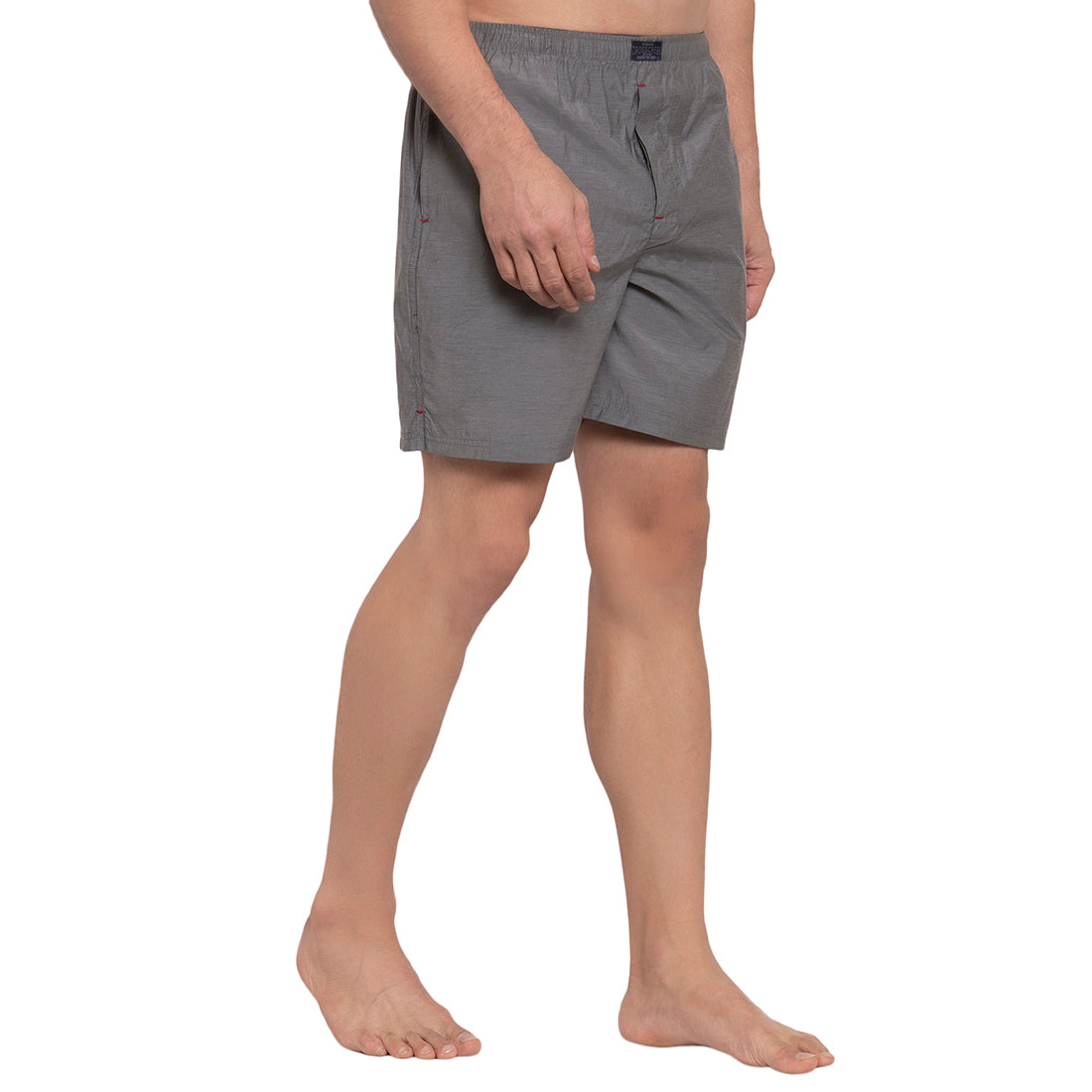 Crosscreek Men Grey Solid Boxers Crosscreek
