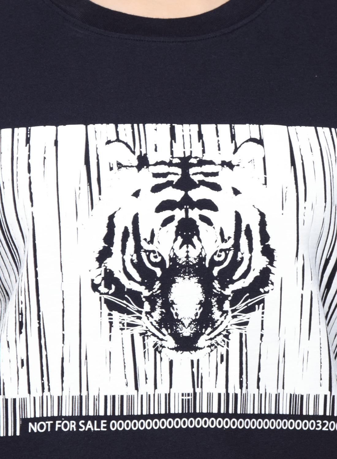 Wolfpack Women Navy Blue Printed T-Shirt Wolfpack
