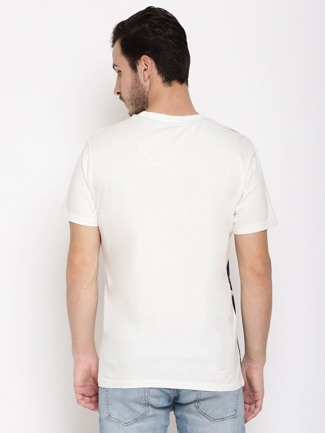 Bats Printed White Men T-Shirt Wolfpack