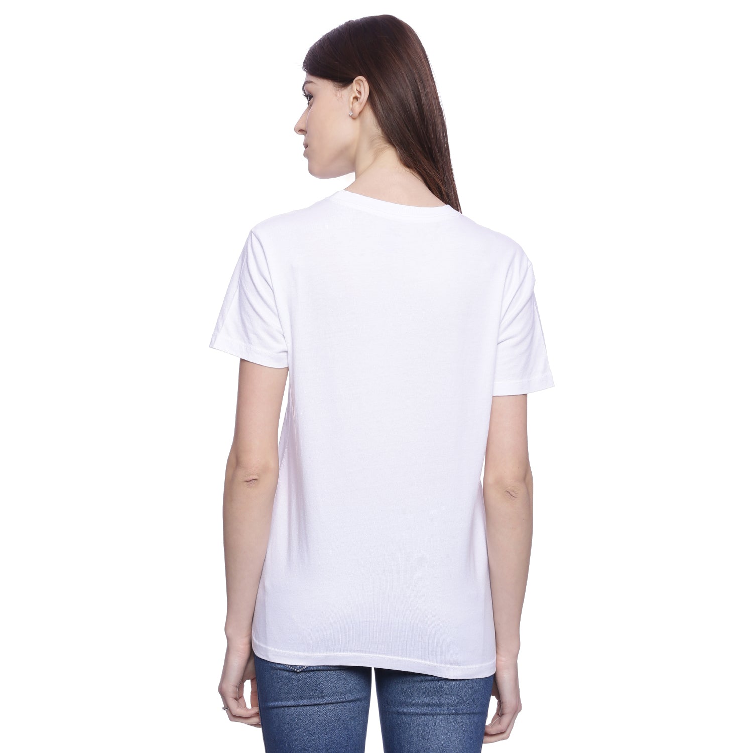 Wolfpack Women White Printed T-Shirt Wolfpack