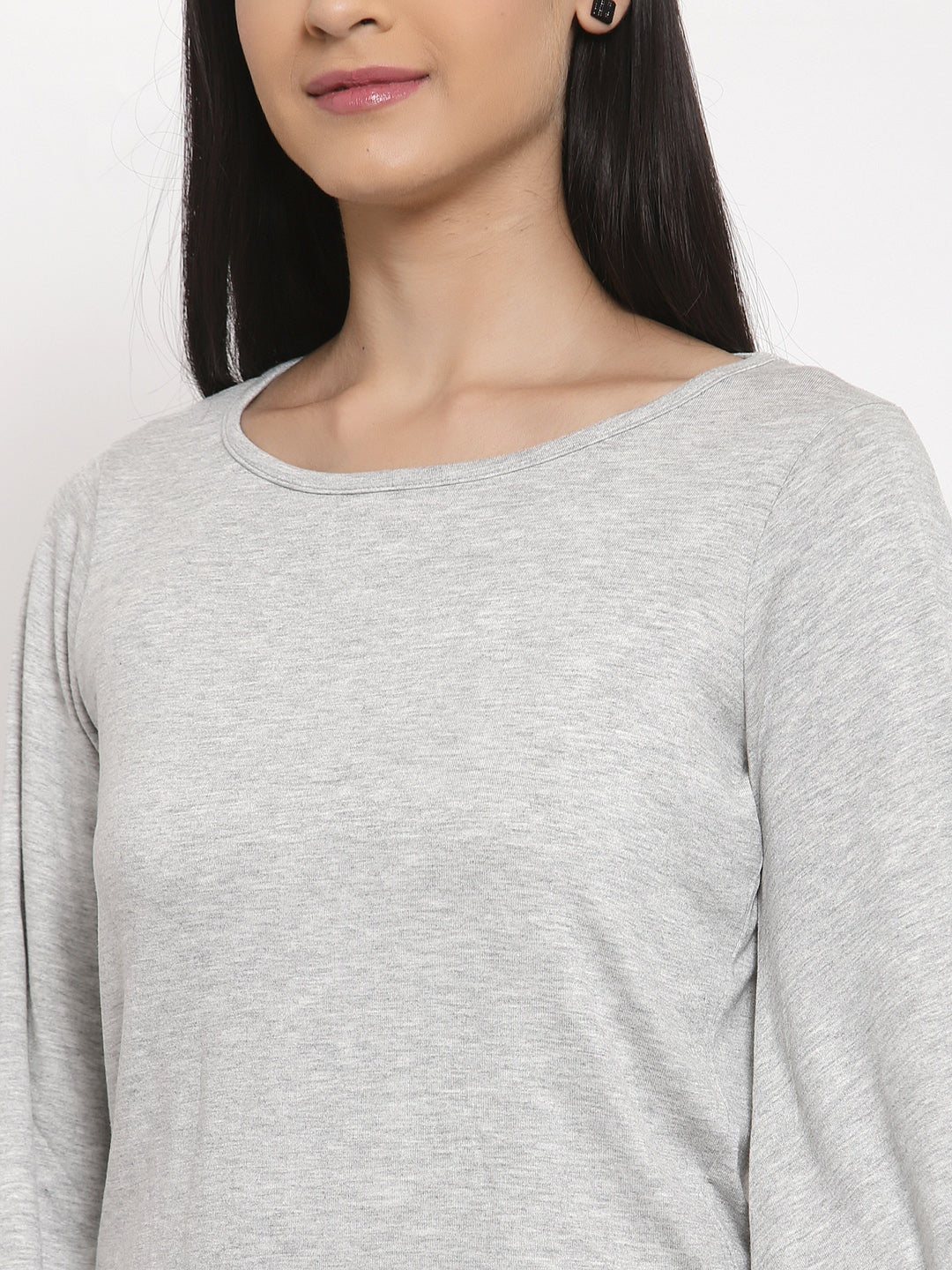 Wolfpack Women Grey Bell Handed T-shirt Wolfpack