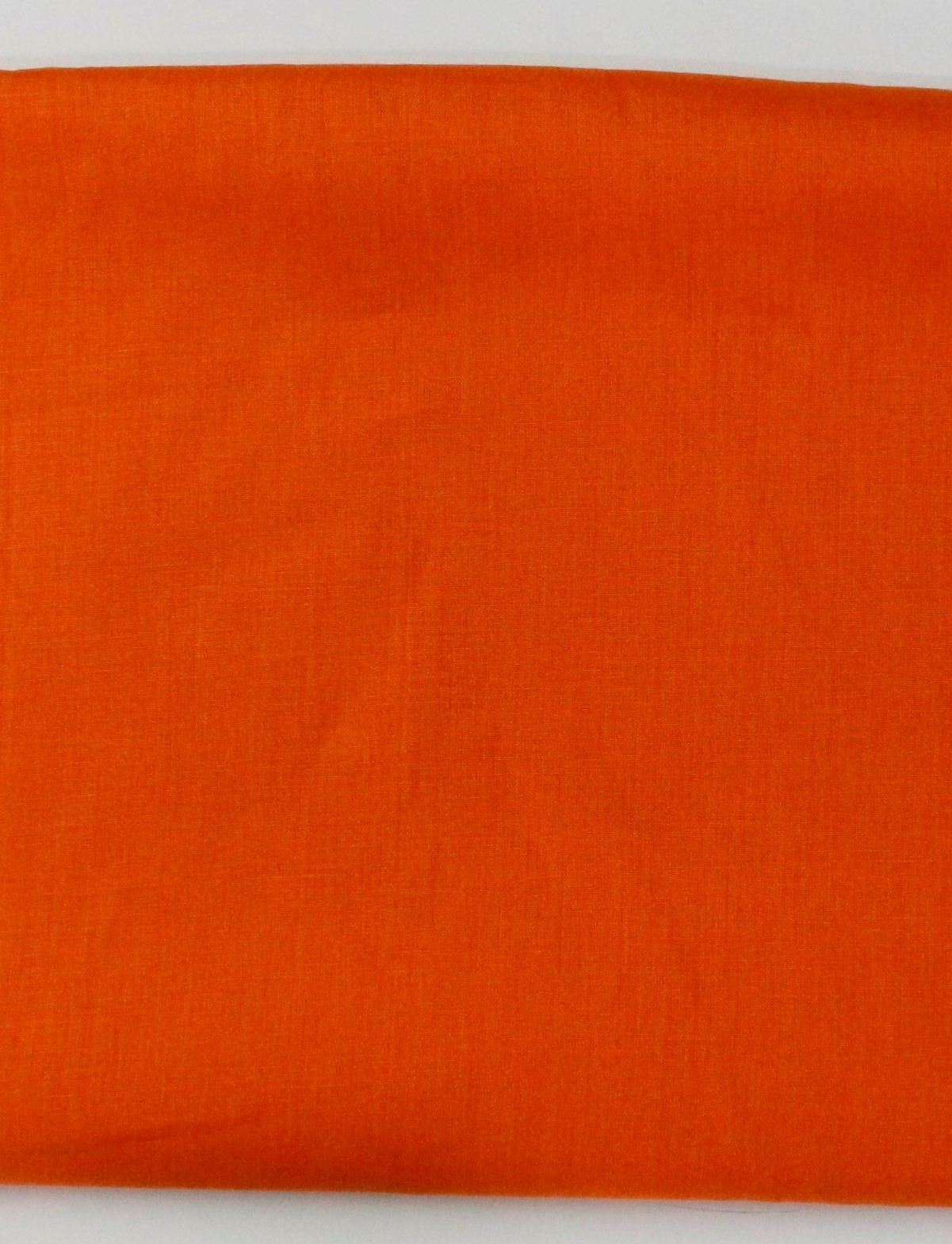 Orange Plain Dyed Linen Unstitched Men's Shirt Piece (Width 58 Inch | 1.60 Meters)