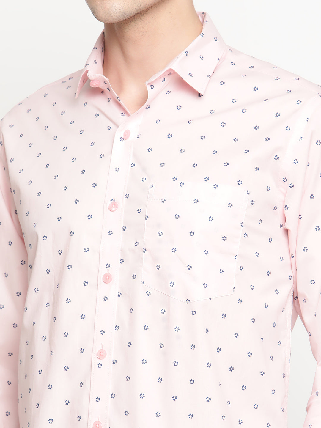 Copperline Men Rose Printed Formal Shirt