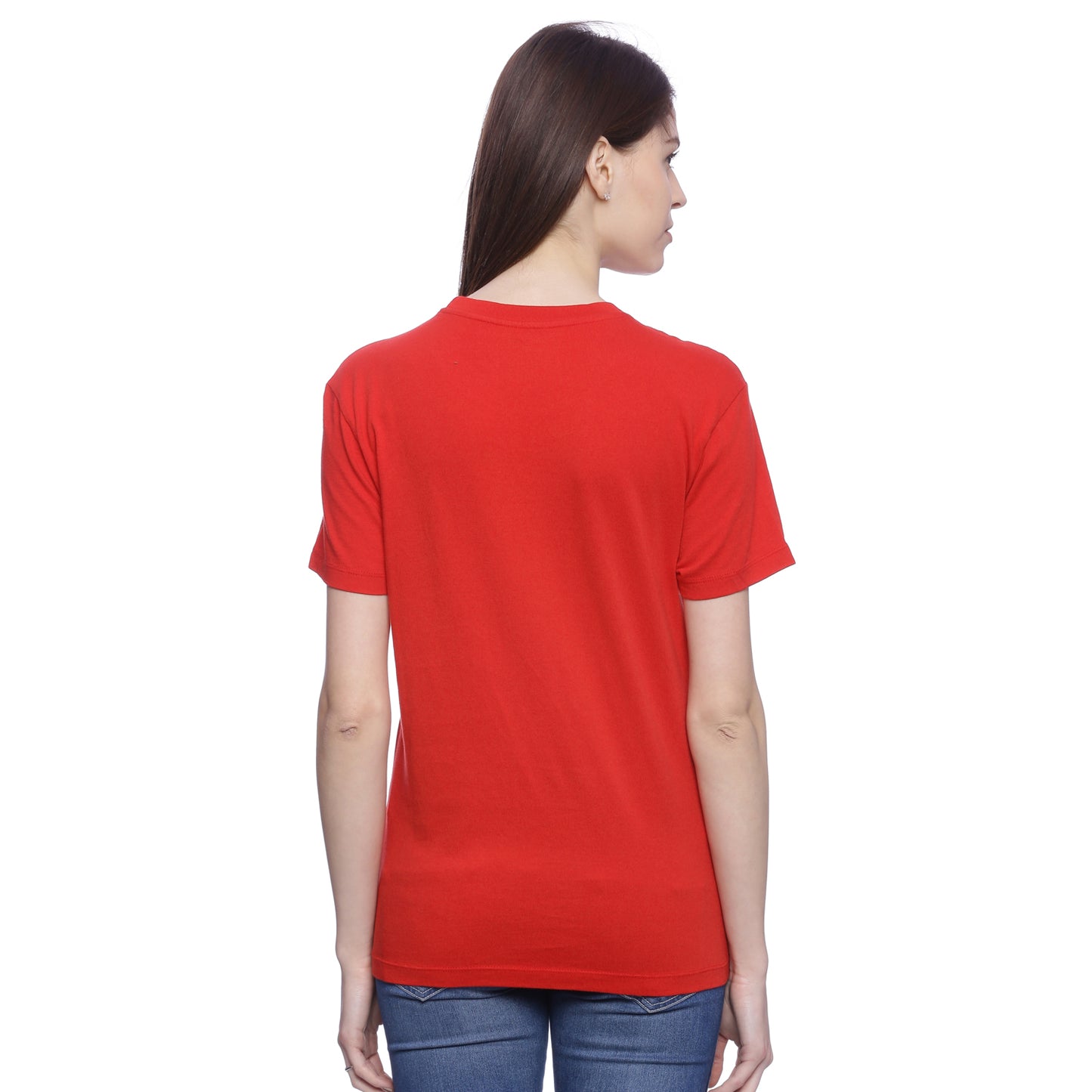 Wolfpack Women Red Printed T-Shirt Wolfpack