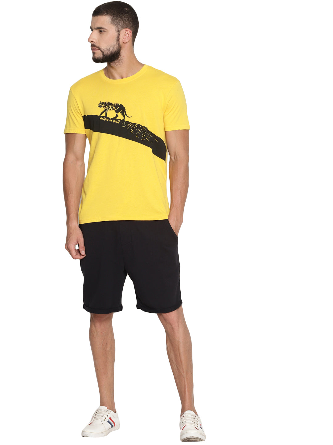 Wolfpack Men Black Solid Shorts Wolfpack