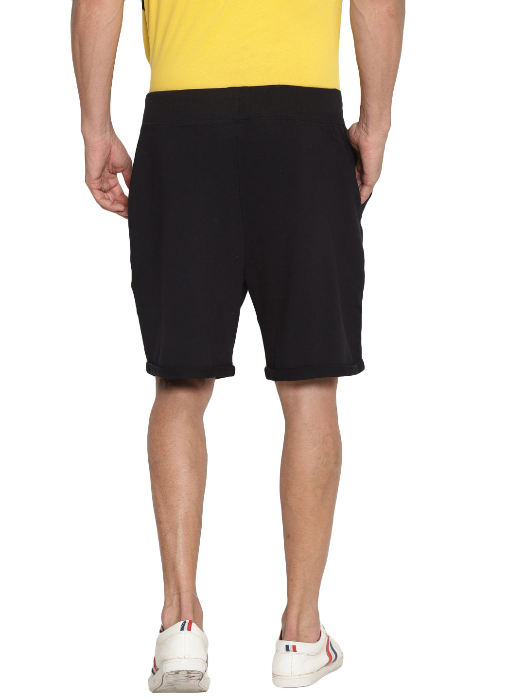 Wolfpack Men Black Solid Shorts Wolfpack