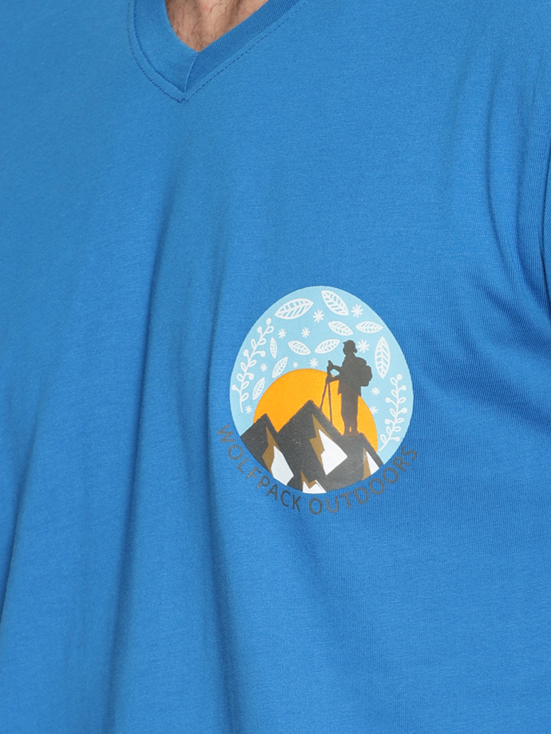 The Perfect Full Sleeve Trekking Tee Royal Blue Wolfpack