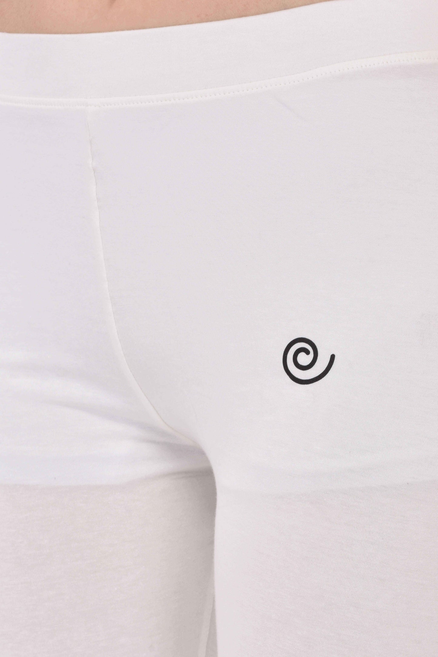 Diti Cream Cotton Leggings for Women Diti