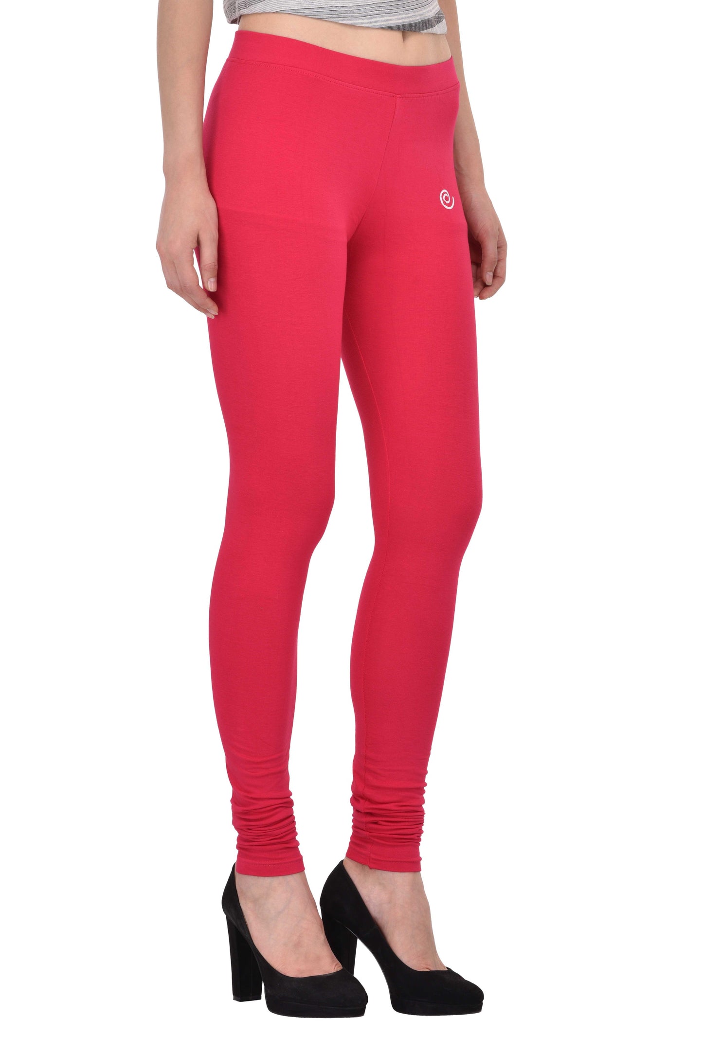 Diti Fuchsia Cotton Leggings for Women Diti