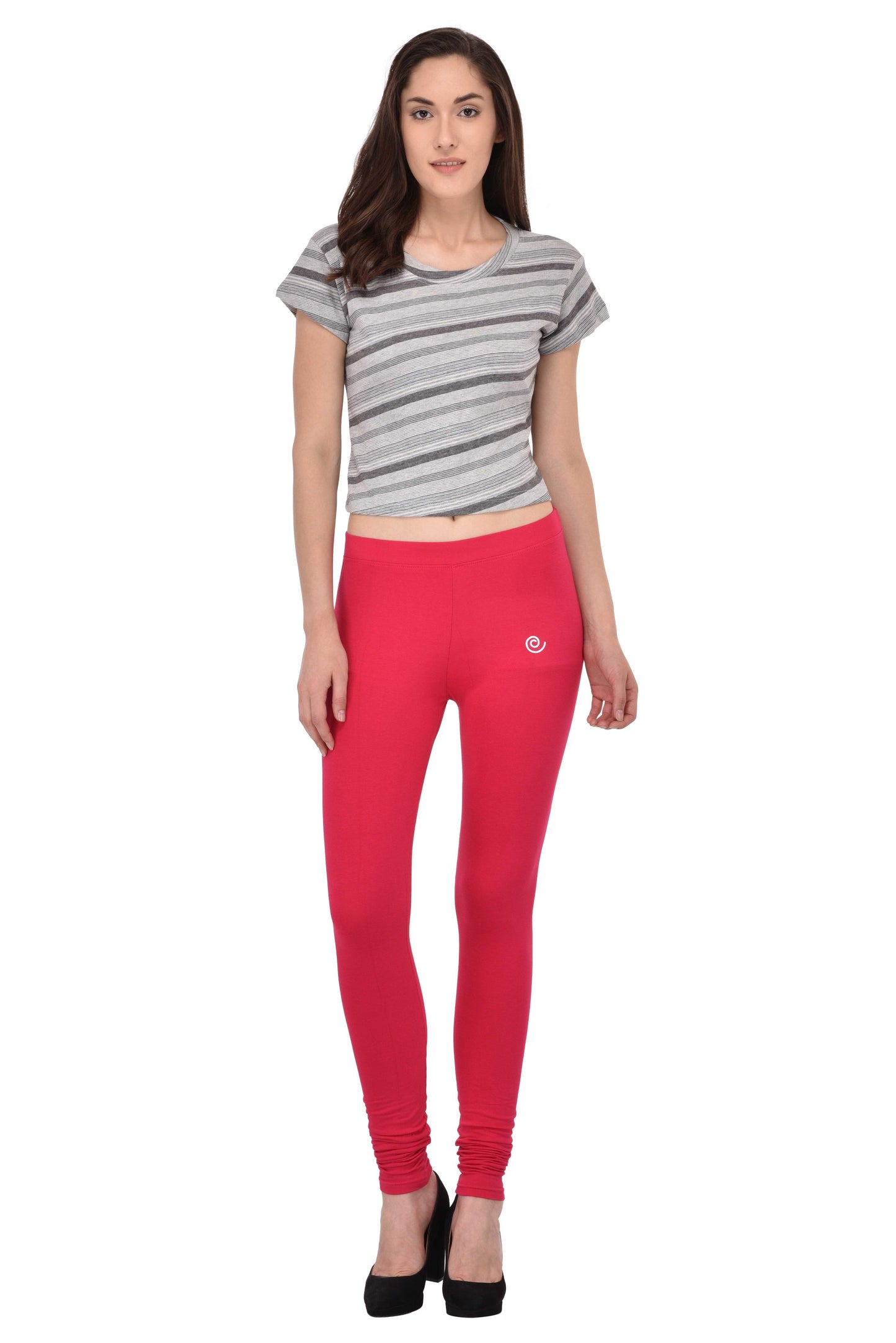 Diti Fuchsia Cotton Leggings for Women Diti