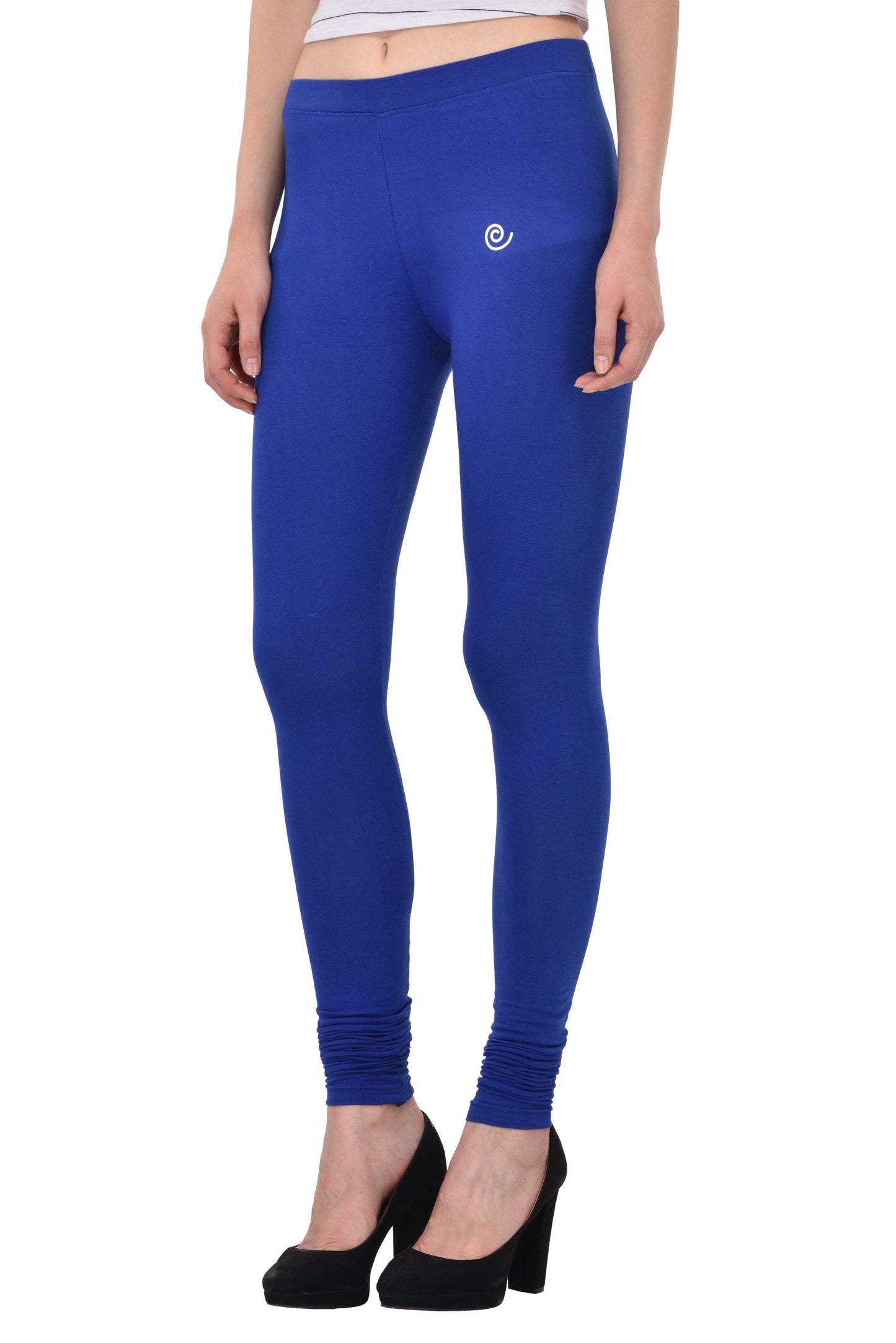 Diti Ink Blue Cotton Leggings for Women Diti