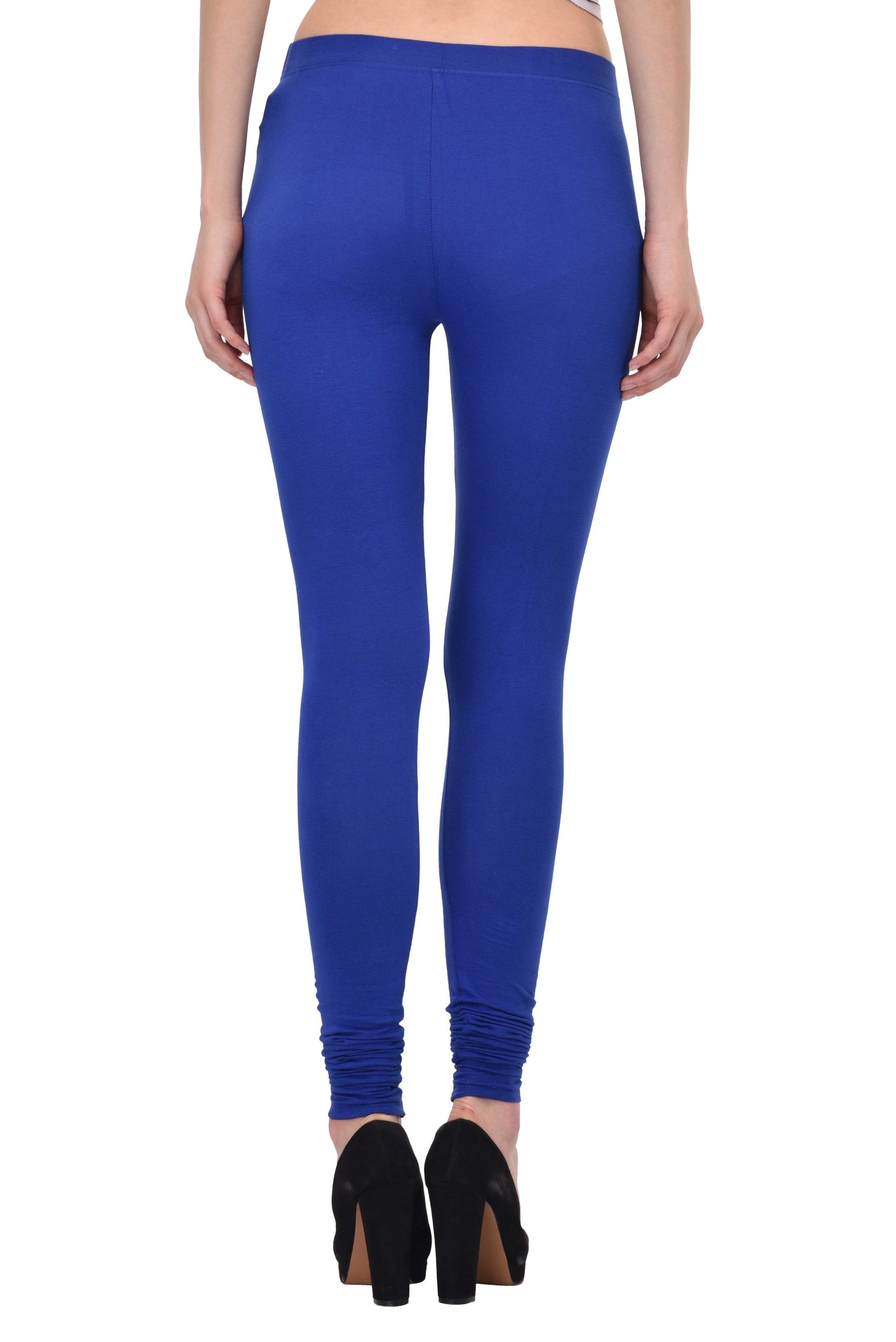 Diti Royal Blue Cotton Leggings for Women Diti