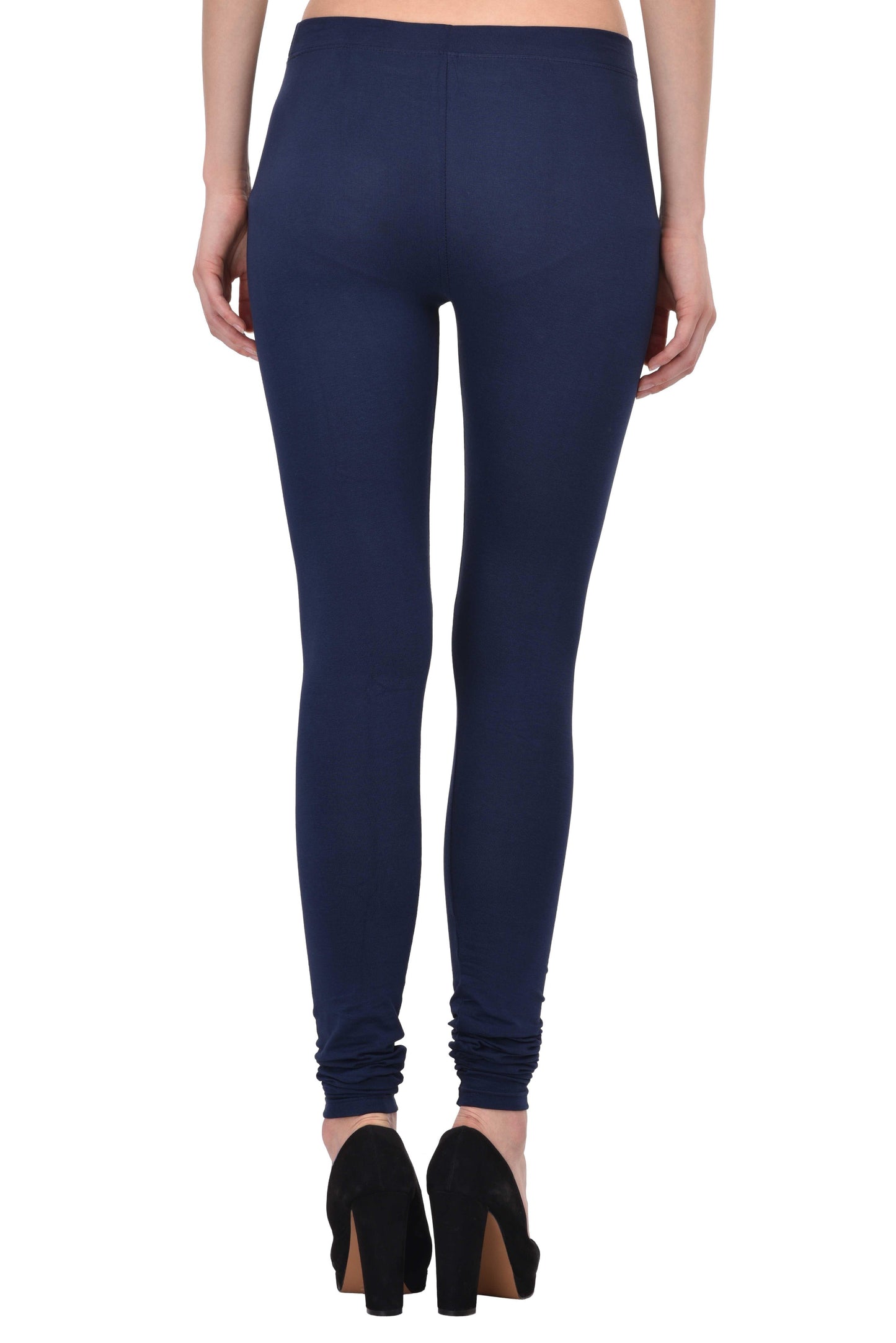 Diti Navy Cotton Leggings for Women Diti