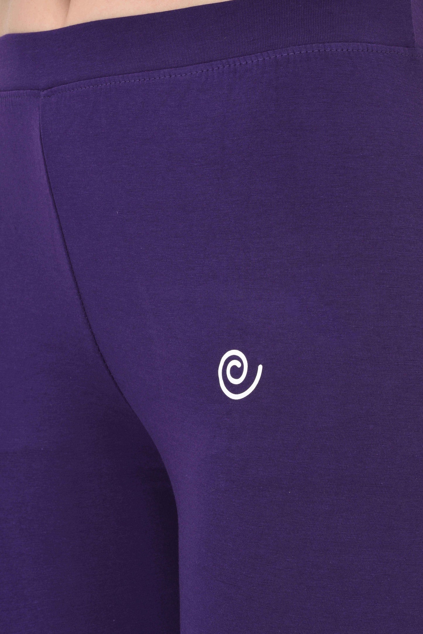 Diti Purple Cotton Leggings for Women Diti