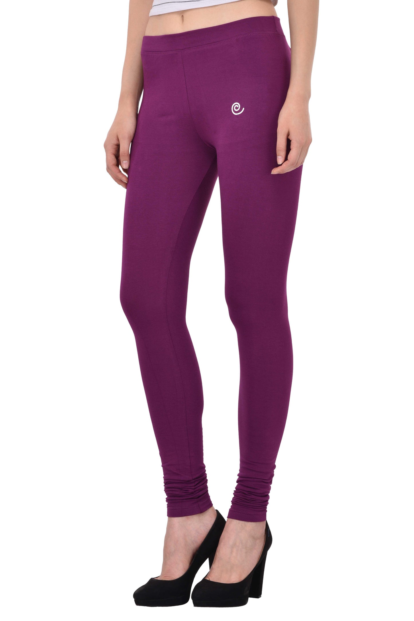 Diti Wine Cotton Leggings for Women Diti